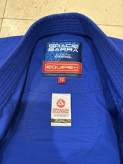 Equipe Storm Gracie Barra Gi Youth Y2 Blue Jiu Jitsu Uniform Kimono Martial Arts