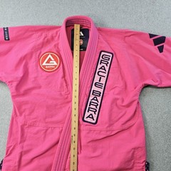Adidas Jiu-Jitsu Gi Jacket Womens XL Pink Gracie Barra F4 X-Large Patch No Belt