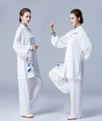 Women Tai Chi Clothes Wushu Clothing Martial Art Uniform Kung Fu Dress Long