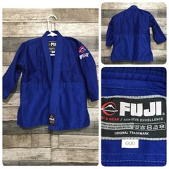 Fuji Jiu Jitsu Gi Kids Size 000 Blue MMA Heavyweight Cotton Blend (Top Only) F9