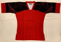 NIB! Century Martial Arts Demo Team Gi Pullover Top Red Black Adult Size Med