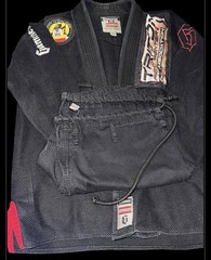 Gameness Competition Team Jiu-Jitsu Gi A3 Black Adult Unisex