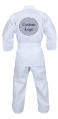 Sport Uniform Kyokushinkai Karate Custom Logo White – Kids & Adult Sizes