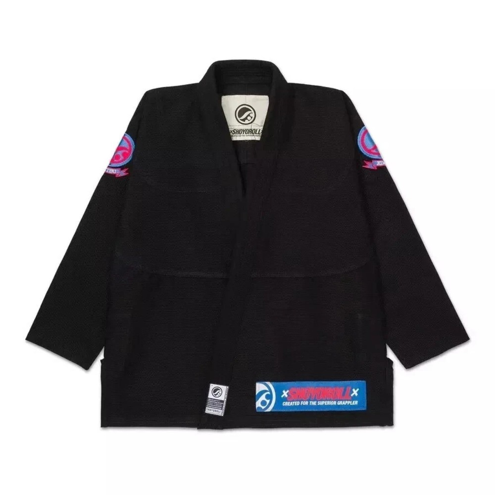 Best selling Shoyoroll Heritage Competitor Kimono black Jiu jitsu Gi With Bag UK