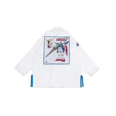 Albino & Preto A&P x Wing Gundam BJJ Gi White 450 GSM IBJJF Jiu Jitsu Kimono