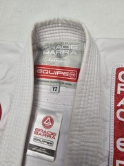 Gracie Barra Equipe Edition Kimono/Pants Gi White Youth Y2 Brazilian Jiu-Jitsu