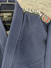 Tatami Fightwear Uniform Top Only Unisex M1 Blue Nova Jiu-Jitsu Kimono