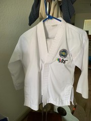Taekwondo Uniform set with Yellow Belt (Kids Size)