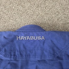 Hayabusa Jiu Jitsu Gi Jacket Kimono Top Adult A3 Blue 350GSM Pearl Weave Cotton