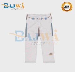 Albino & Preto Batch 7 Grey Skies BJJ Gi Premium White Jiu Jitsu Kimono 450 GSM
