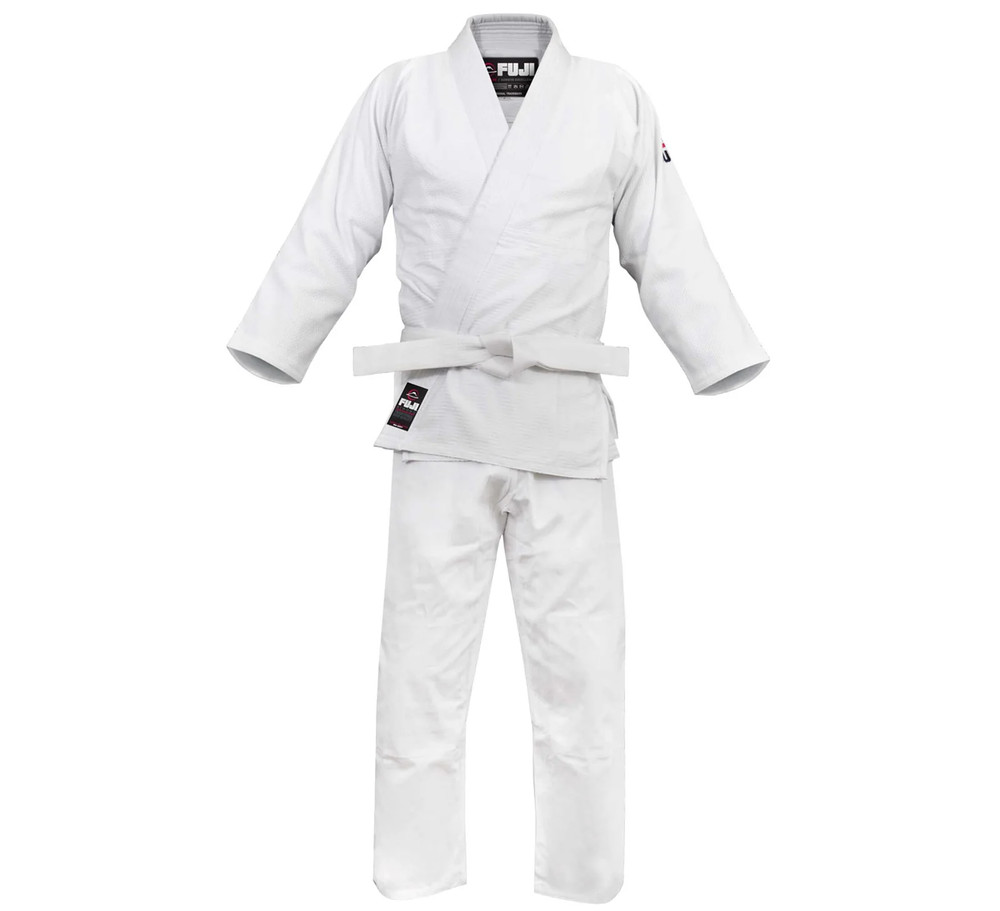 Fuji Judo Gi White Adult and Kids Unisex Includes Judo Belt Judo BJJ Jiujitsu
