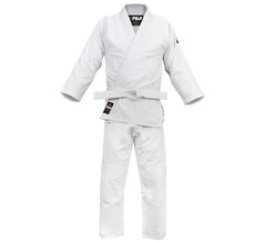 Fuji Judo Gi White Adult and Kids Unisex Includes Judo Belt Judo BJJ Jiujitsu