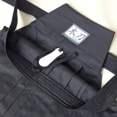 Japanese Hakama Bokuto Deluxe Navy Blue for Aikido Kendo Iaido