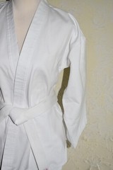 Ladies Or Teen Karate Gi Or Uniform With Jacket White Belt And Pants Size 2