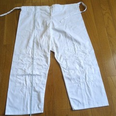 Japanese Judo Gi Uniform Top And Bottom Set White Kusakura