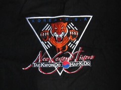 Black Martial Arts TaeKwondo Neo Legend Tigars Uniform Size 6 Heavyweight