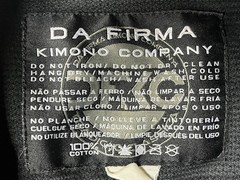 DFKC RIBEIRO Kimono Gi Black Jiu Jitsu Top Only S-M Measurements No Size Tag