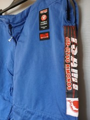 Isami JJ-410 Brazilian Jiu-Jitsu Gi/JJ-402 Pant Size A6 Blue Doubleweave JAPAN