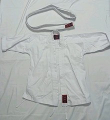 Zafko Katate Shirt Top Jacket With Belt Youth Size 00/120