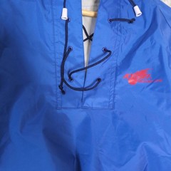 KYOEI Boxing Gym Sauna Suit Set M Blue Nylon Training Wear Japan Boxing Used