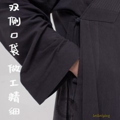 Buddhist Monk Linen Clothes Full Set Kung Fu Suit Meditation Uniforms Summer