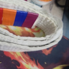 LOT OF 5 Pro Force Karate Belts Martial Arts Double Wrapped Reinforced & BAG