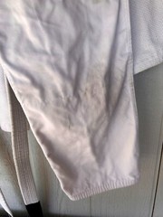 Fuji Gi Top Jacket Pants Belt Kimono Adult Sz A1 White Judo BJJ MMA Heavyweight