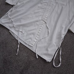 LINKS White Martial Arts Uniform Gi Top/Jacket „Martial Arts World” Logo Size L