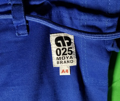 Moya Brand Blue Brazilian Jiu Jitsu Men A4 Judo 230lbs-260lbs GI Pants Only