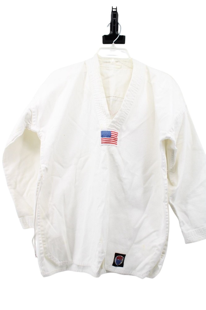 Martial Arts Tunic Pro Force Ancient Ways White Vintage 94009