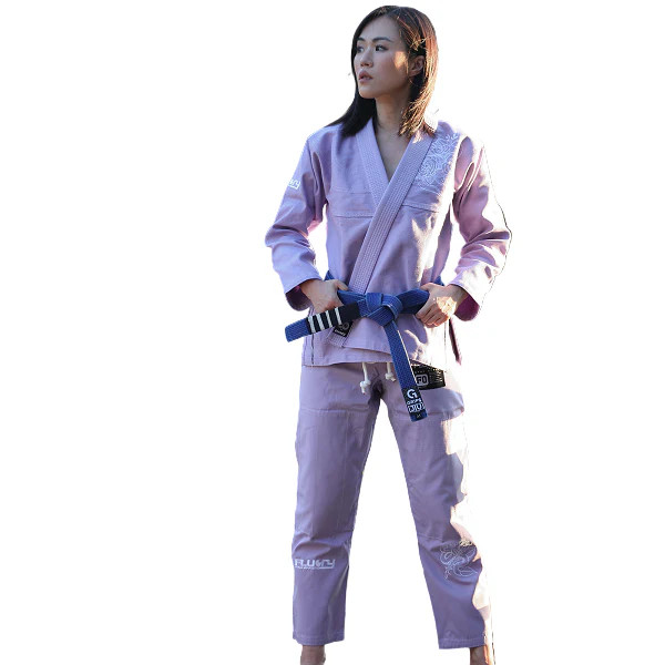 Fluory Grappling Snakes & Roses BJJ Gi Light Purple