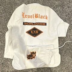 Level Black Worldwide BJJ Jiu-Jitsu Gi Uniform Set White M3 youth Unisex