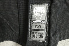 Venum Contender Youth Size C0 Black Official Jiu Jitsu