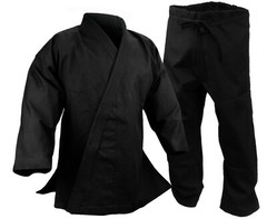 14 oz Ultra Heavyweight Cotton Karate Uniform Martial Arts Gi Black or White
