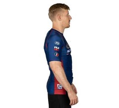 Fuji XTR Extreme MMA BJJ Jiu Jitsu ShortSleeve Short Sleeve Rashguard Navy Blue