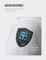 MOOTO Challenger Uniform with White V-Neck WT (World Taekwondo) TKD Dobok