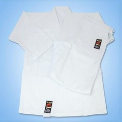 Shureido K-9 Karate Gi Uniform + White Belt Lightweight Cotton Made in Japan