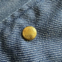 SCISSORMAN Kurashiki Denim Judo Uniform-Style Long Coat With Engraved Buttons