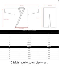 Hayabusa Gold Weave Gi Jujitsu Youth Child Size Y2 Blue Jiu-jitsu MMA Judo Top