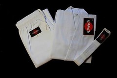 KANKU new Karate Taekwondo Gi Uniform pants or Jacket 7.5oz White