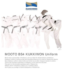 MOOTO Basic 4 Kukkiwon Dobok Black Collar Limited Edition Taekwondo Uniform