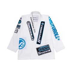 Shoyoroll Batch Federation V4 White BJJ Gi Jiu Jitsu Kimono 450 GSM