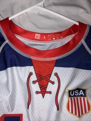 Jiu Jitsu USA Hockey Rashguard, Size L/M BJJFanatics