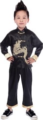 Costume Traditional Chinese Boy Dragon Kung Fu Outfit Tang Costume