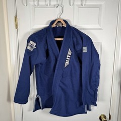 Elite Sports BJJ Gi Jacket Blue A2 Mens Medium Brazilian Jiu Jitsu Kimono Top