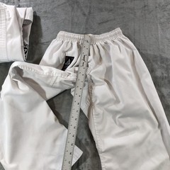 Gracie Jiu-Jitsu Official Gi Set 1/140 Boys White Jacket Pants 100% Cotton BJJ