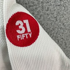 31Fifty Project Jiu-Jitsu Gi Top Mens M3 Combat Sports White Pearl Weave Cotton