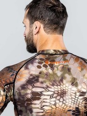 Fuji Kryptek Collab MMA BJJ Jiu Jitsu ShortSleeve Short SS Rashguard Highlander