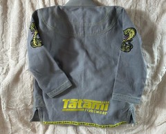 Tatami Animal Jiu-Jitsu Kimono Gray Yellow M00 Kids Unisex Jiu-Jitsu Gi