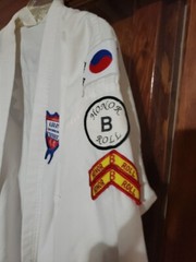 VTG Ft WORTH Academy of KARATE Tae Kwon DO Martial Arts Gi Top White KOREA